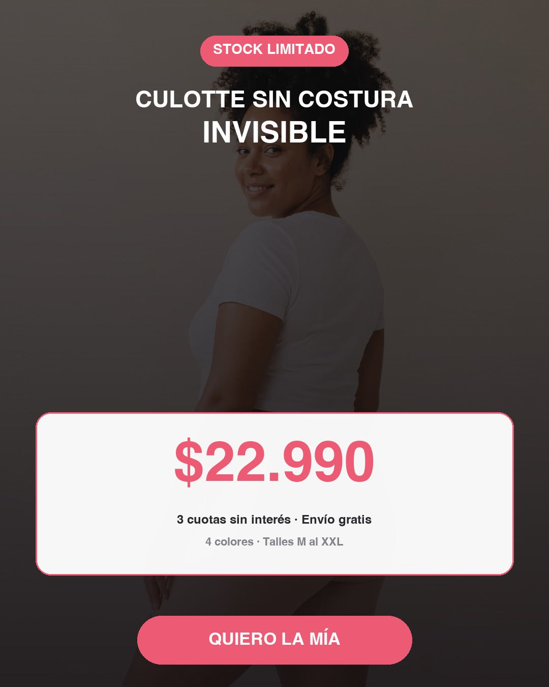Culotte Sin Costura Invisible — comprala ahora