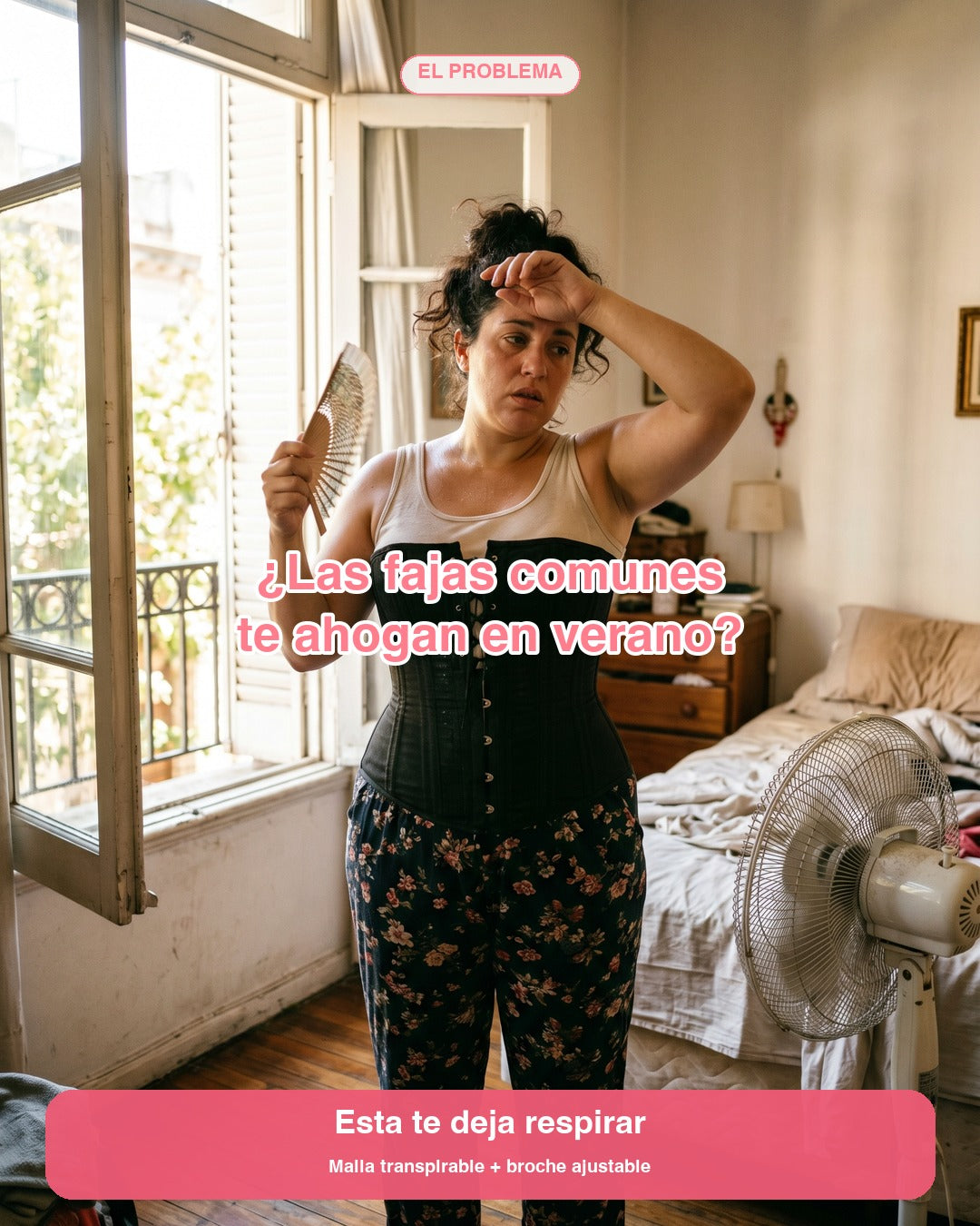 ¿Las fajas comunes te ahogan en verano?
