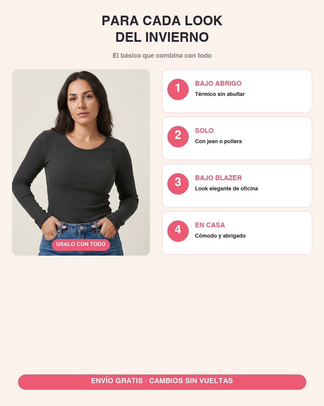 Para cada look del invierno