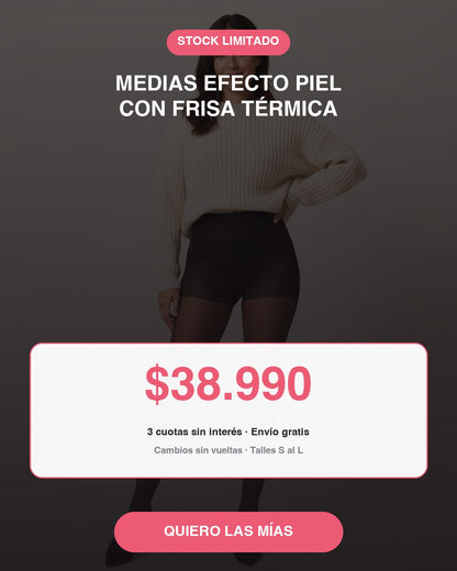 Medias Efecto Piel con Frisa — comprala ahora