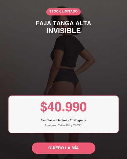 Faja Tanga Alta Invisible — comprala ahora