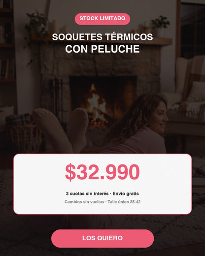 Soquetes Térmicos con Peluche — compralos ahora