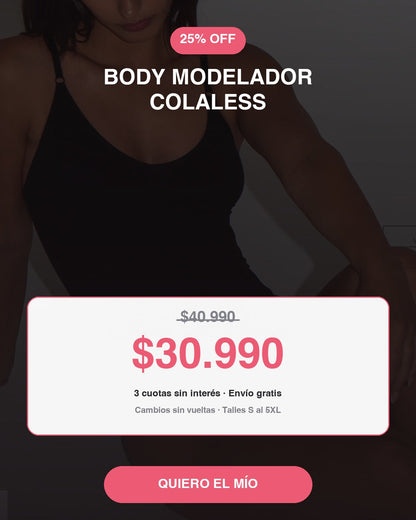 Body Modelador Colaless — comprala ahora